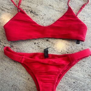 Red Bikini Set